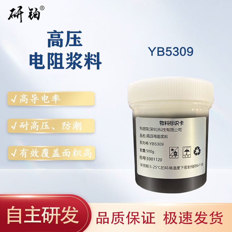 High voltage resistor paste