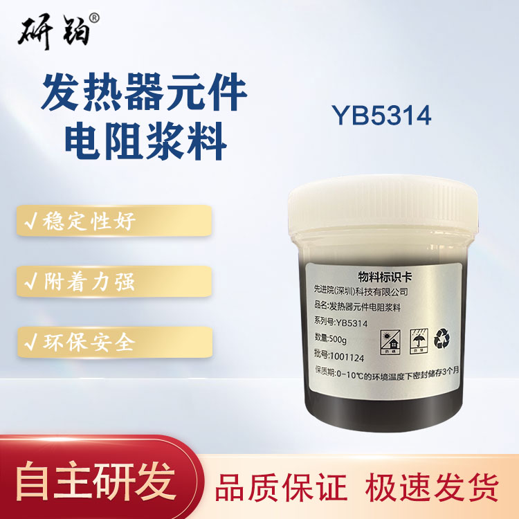 Heating element resistor paste