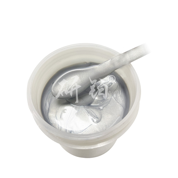 Microcrystalline glass silver paste