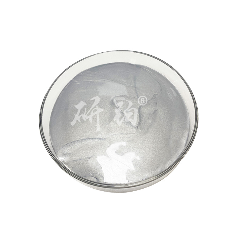 Microcrystalline glass silver paste