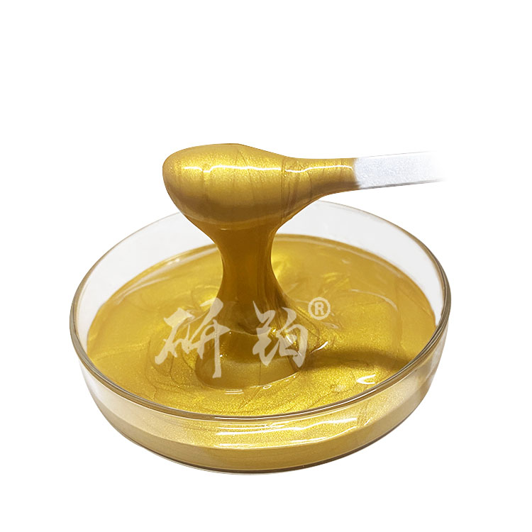 Gold conductor paste