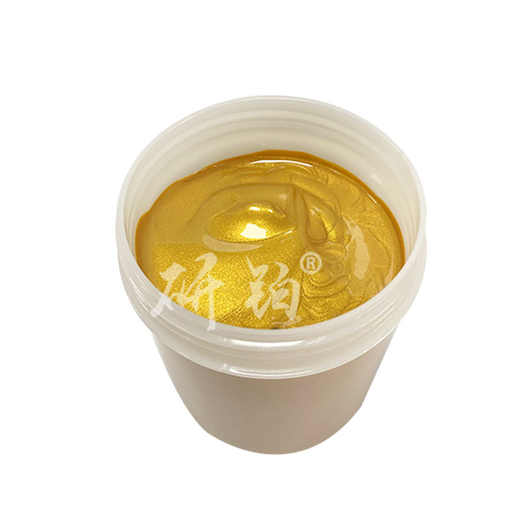 Organic gold conductor paste