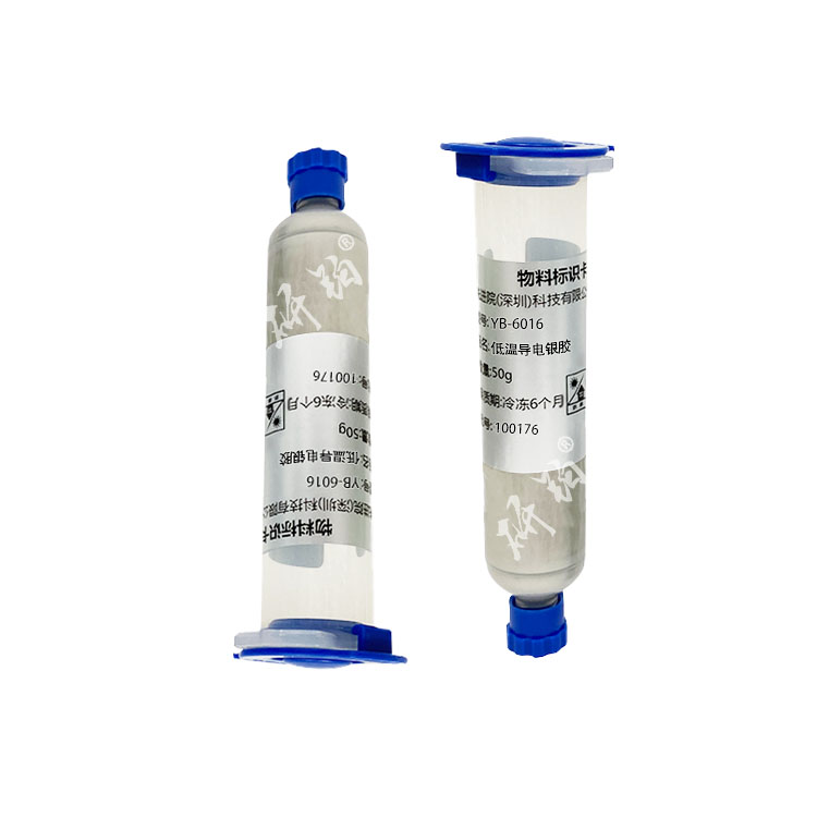 Low temperature conductive silver adhesive