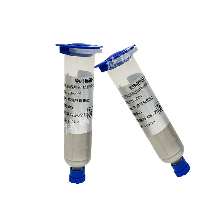 High temperature conductive silver adhesive