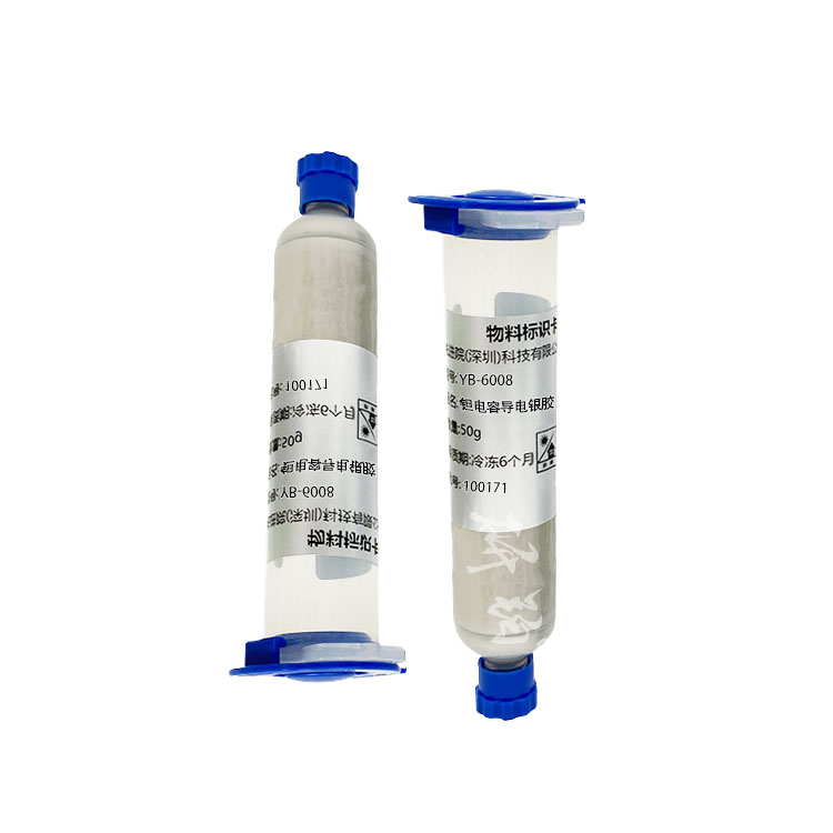 Tantalum capacitor conductive silver adhesive