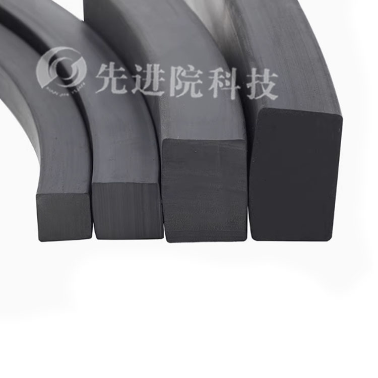 Rectangular solid conductive rubber strip