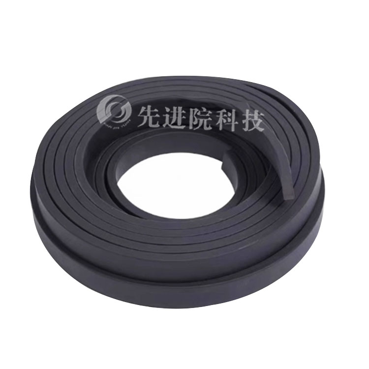 Rectangular solid conductive rubber strip