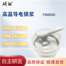 High temperature conductive silver paste